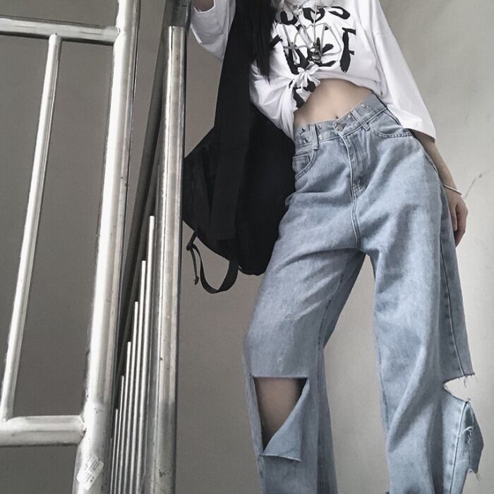 サマールーズジーンズ スタイルカジュアルパンツ かわいい 夏物 ケッペル1351896987