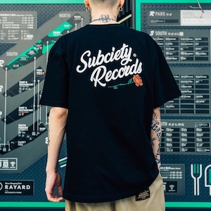 Subciety VINYL TEE / サブサエティ Tシャツ / 105-40480