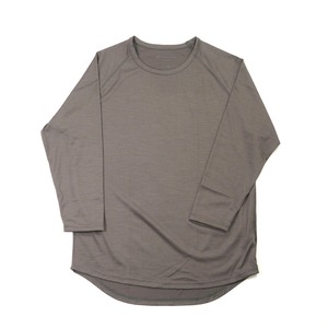 ＜Transition Equipment＞ Sheep Base Raglan 8L/S ／Ash