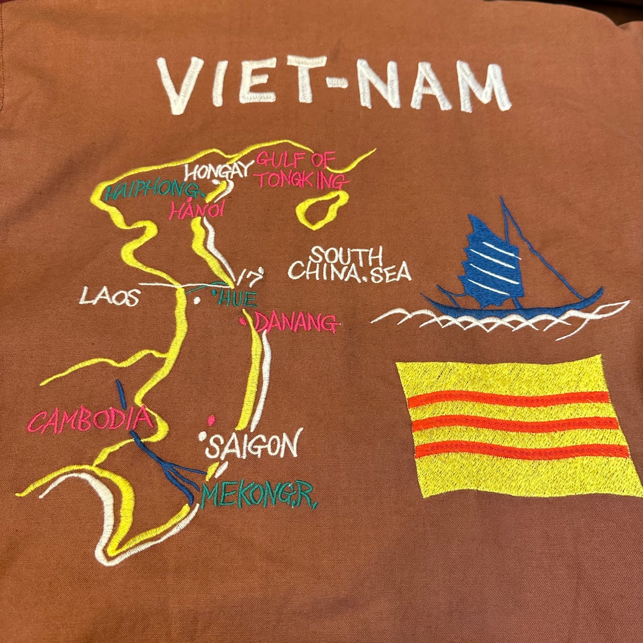 【HOUSTON woman/ヒューストン ウーマン 5037W BACK SATIN SHORT VIETNAM JACKET / バックサテンショートベトナムジャケット】