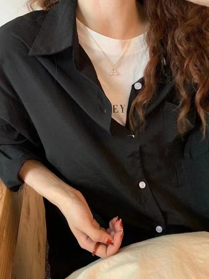 シンプルオーバーシャツ　AJ2205-731