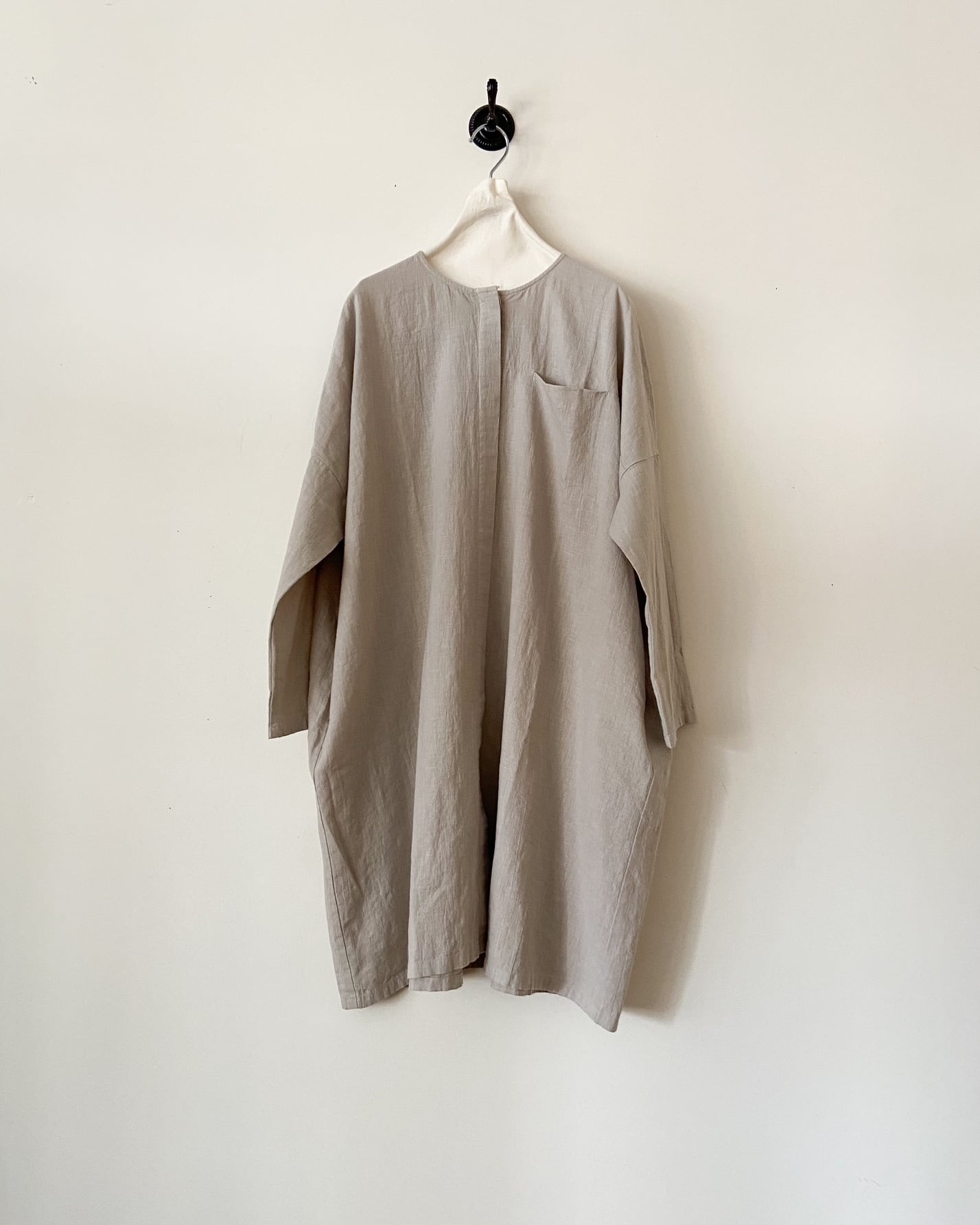 evam eva ウォーターリネンチュニックシャツ water linen tunic shirt