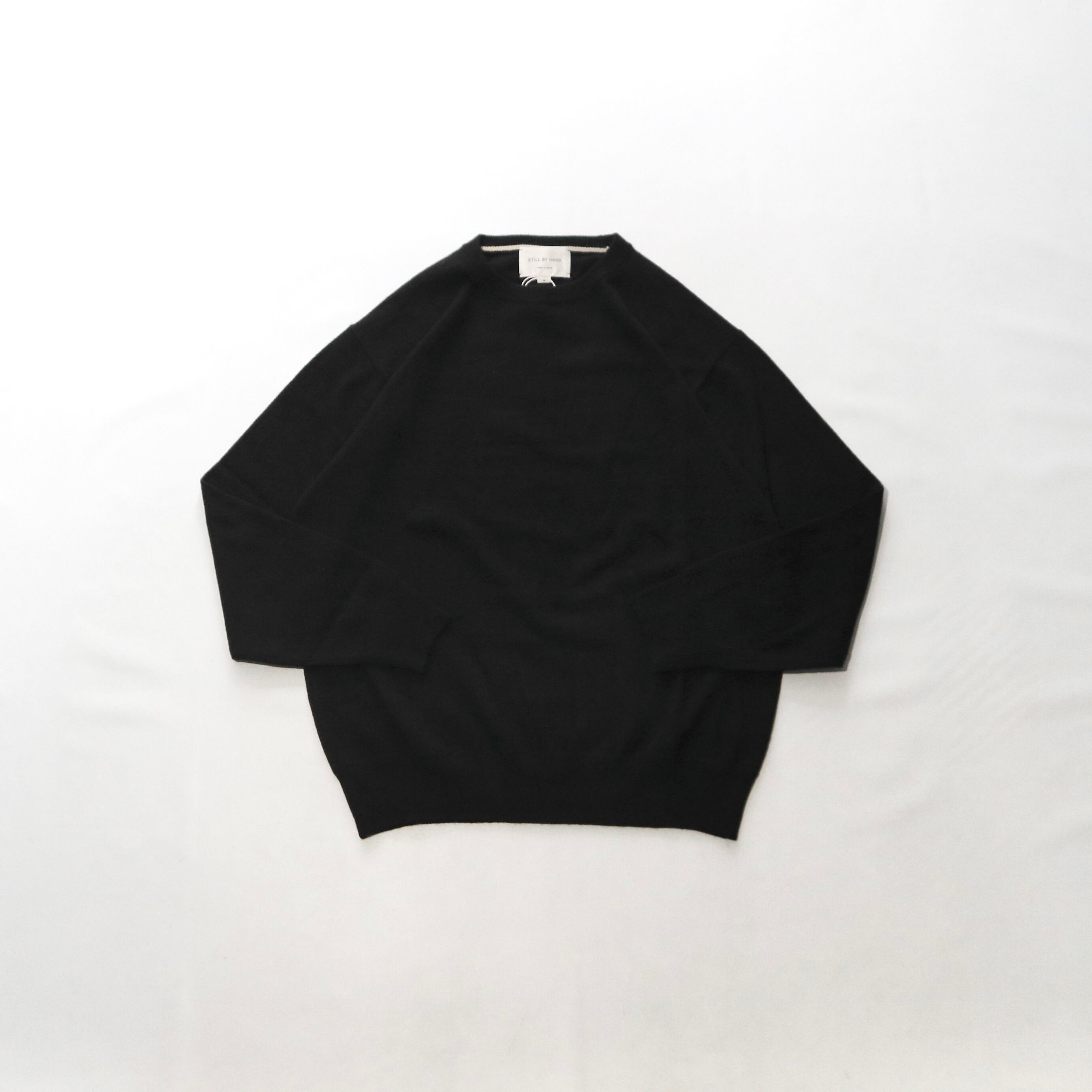 STILL BY HAND スティルバイハンド】SILK WOOL KNIT PULLOVER シルク