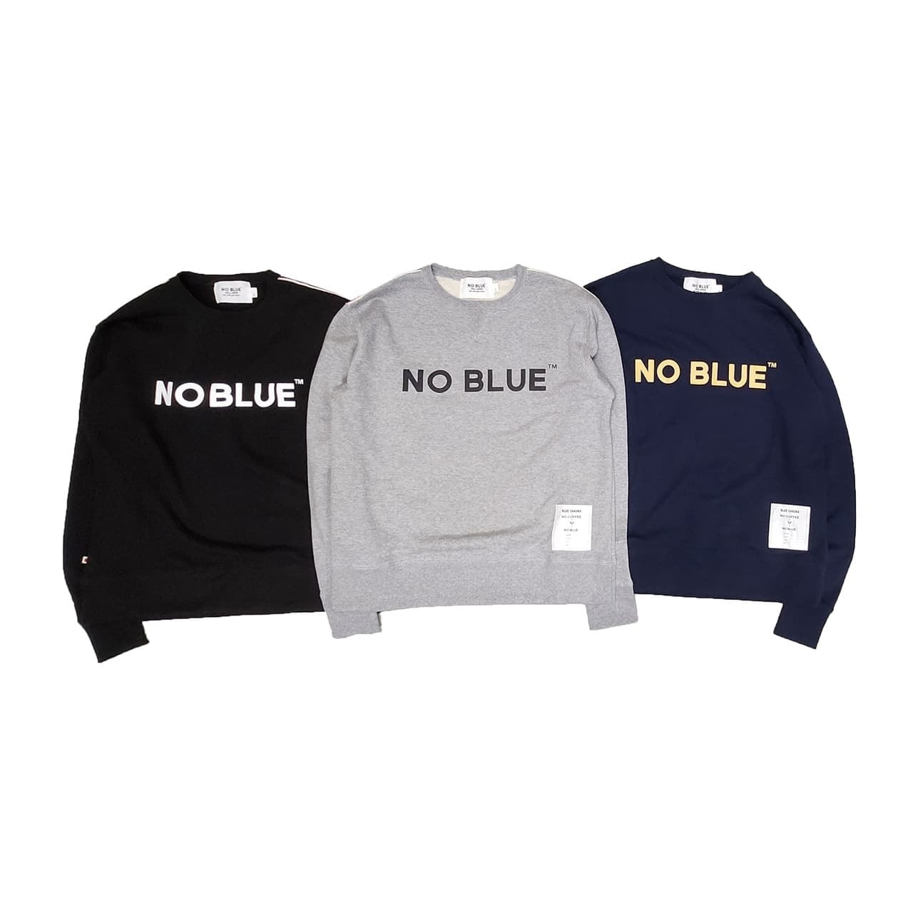 CLASSIC VINTAGE CREW NECK［NO BLUE］ / GRAY | BLUE SAKURA JEANS