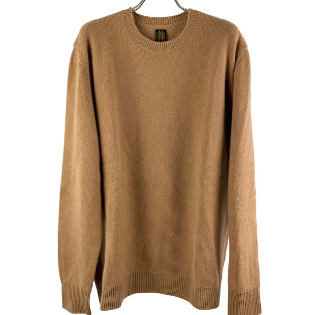 BATONER(バトナー) Casual Cashmere Longsleeve Knit T Shirt (brown 