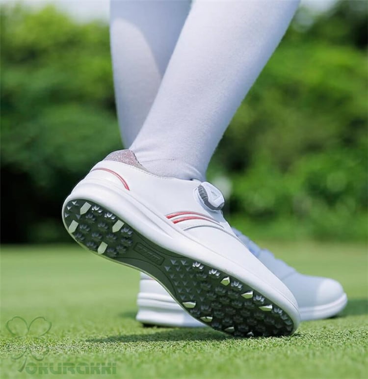 ゴルフ ゴルフシューズ ダイヤル式 ソフトスパイク レディース