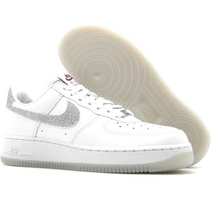 [NIKE]WMNS AIR FORCE 1 '07 LX "GLITTER SWOOSH" WHITE/COOL GREY HQ3461-191 レディース スニーカー