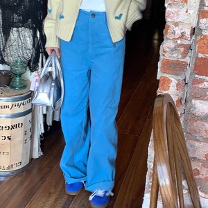 Corduroy wide pocket pants　2colors　RW0952