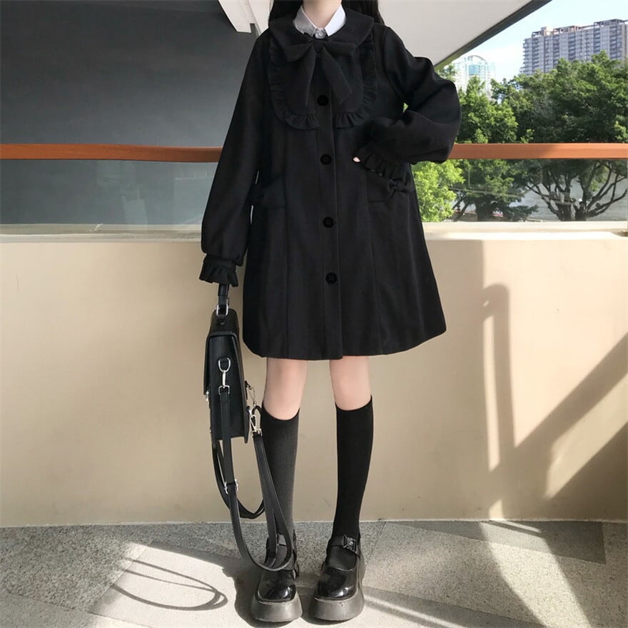 ソフトロリータ セミロリ コート JKファッション 普段使い ガーリー 甘