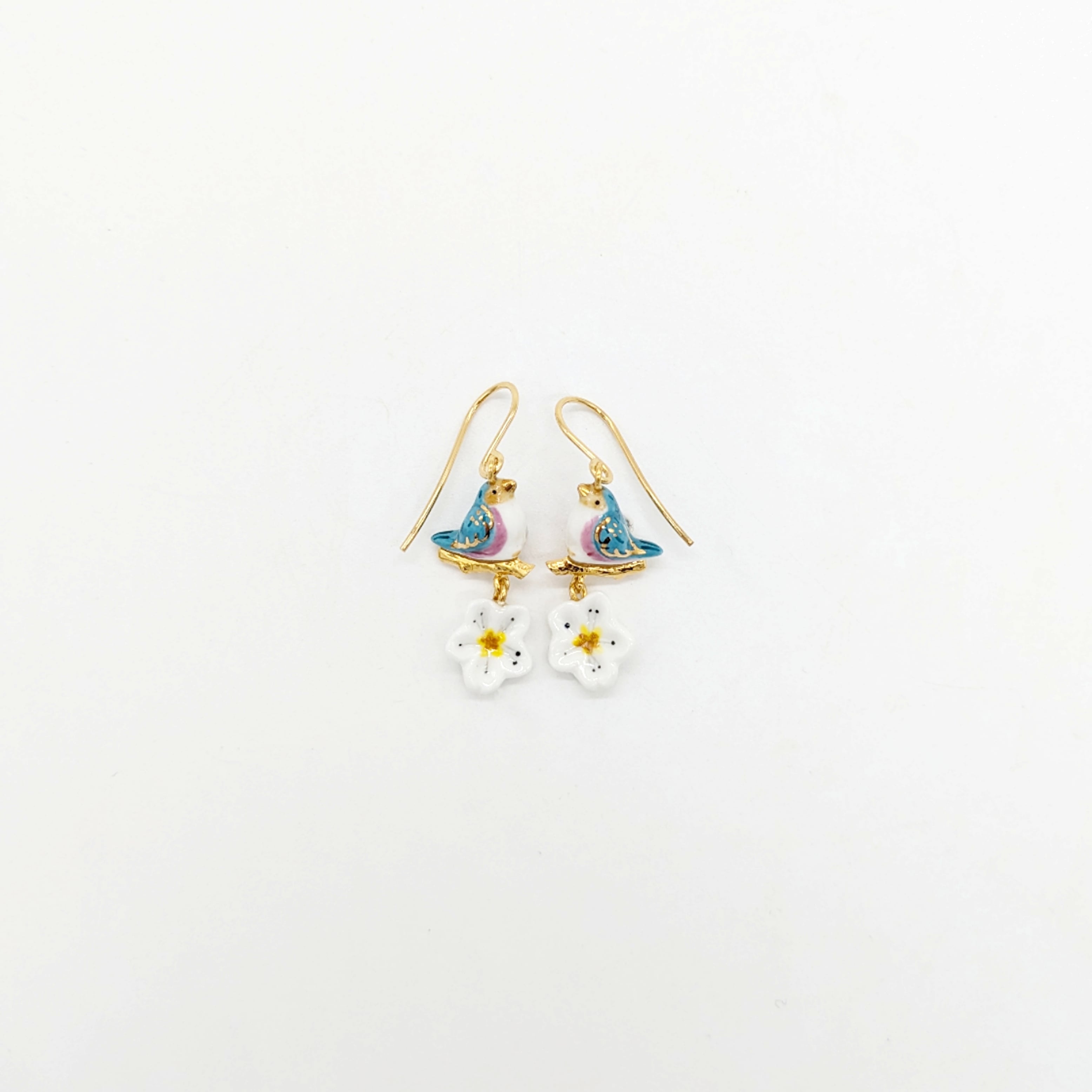 【nach】 Bird on a brunch earrings