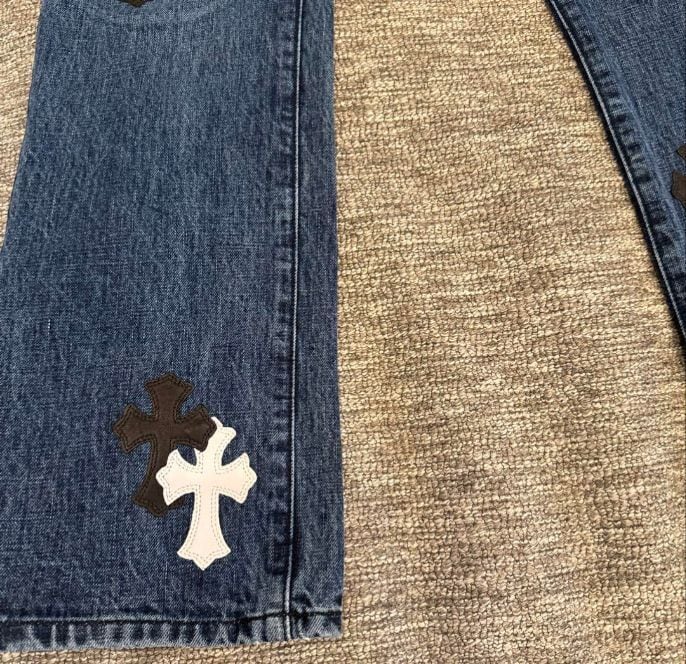 CHROME HEARTS クロムハーツ クロスパッチ デニム | chromehearts