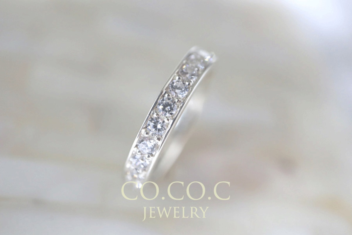 楽天市場】K18WG/PG/YG【0.5ct】ルビー フルエタニティ リング