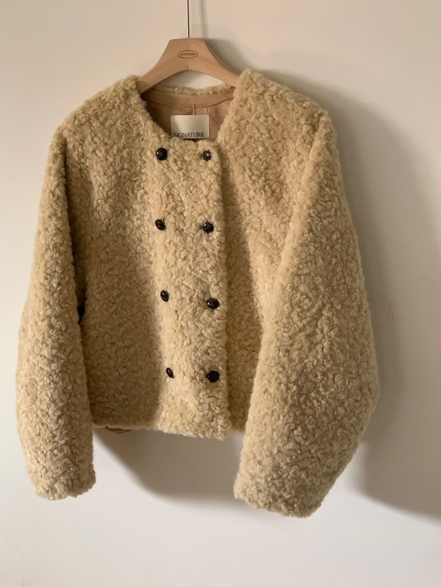 (予約) signature / Condie shearling mustang coat 2color