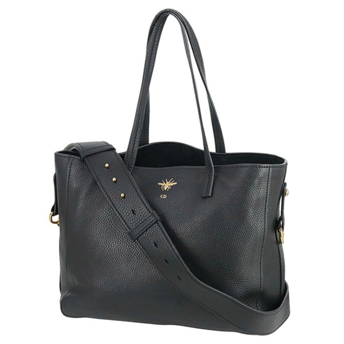 Used DIOR ディオール ショルダーバッグ D-BEE 2WAYバッグ カーフ  