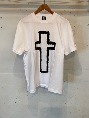 GODSIZE CROSS TEE [WHITE]