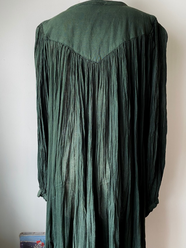 70s Indian Cotton Gauze Dress