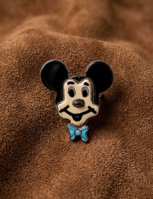 【ZUNI】Inlay Mickey Mouse Ring/Andrea Lonjose(アンドレア・ロンジョシー)