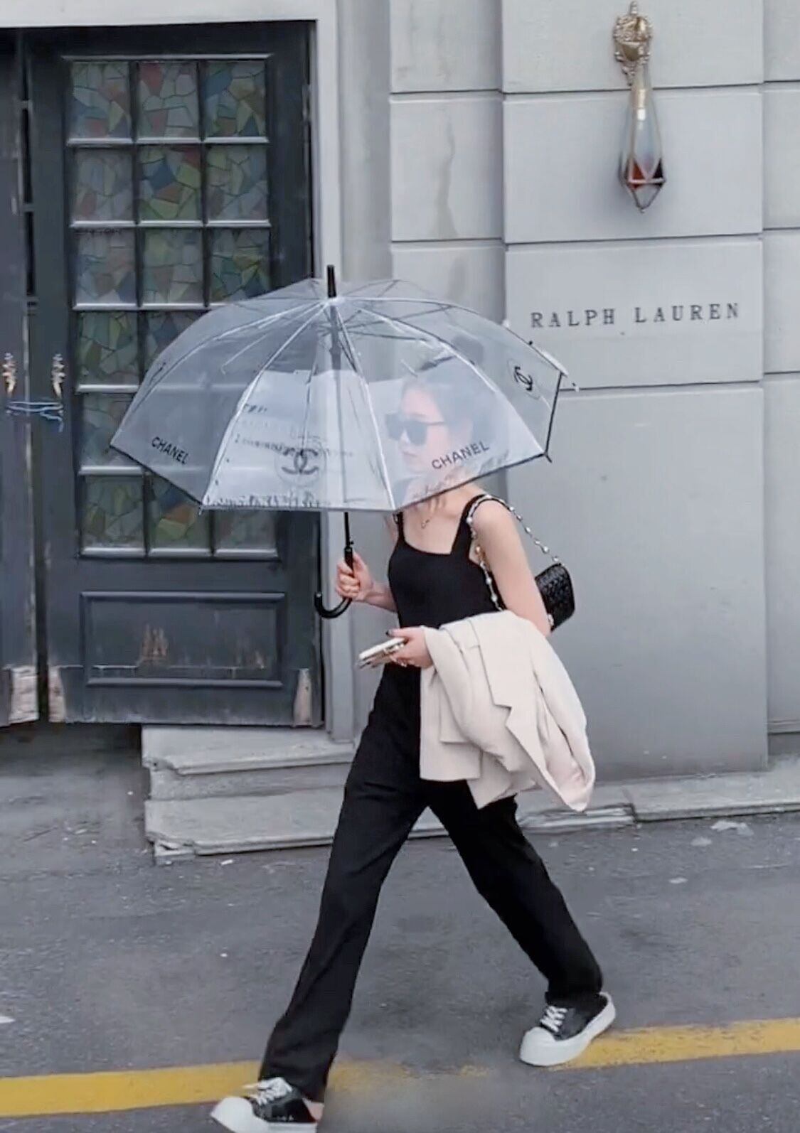 スタンダードオーバーオール サマーブラックジャンプスーツ オールインワン レトロ 夏物 6Du_Shop_Women11134448790