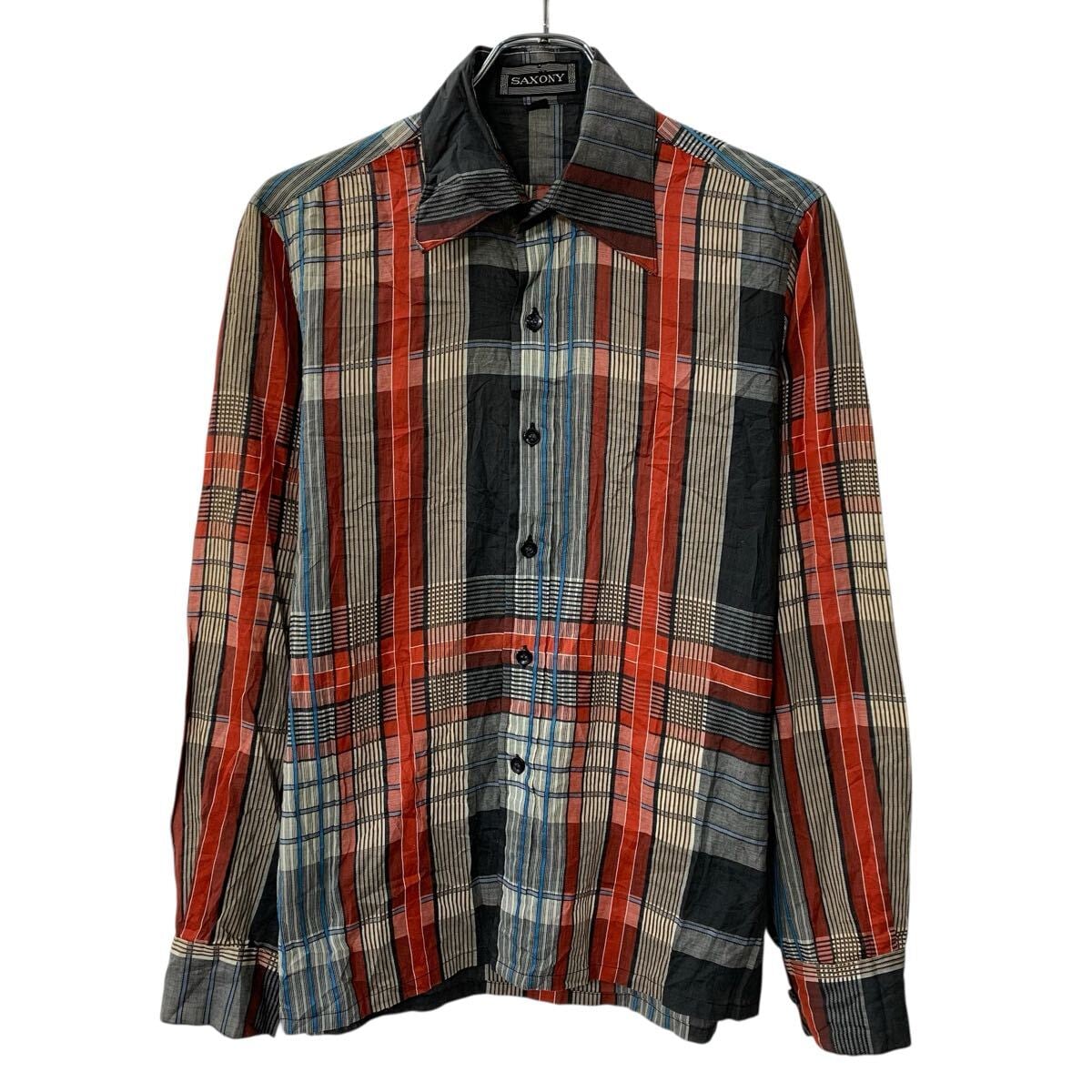 90s RRL 三ツ星タグ ネルシャツ チェックシャツ ダメージ有り サイズ