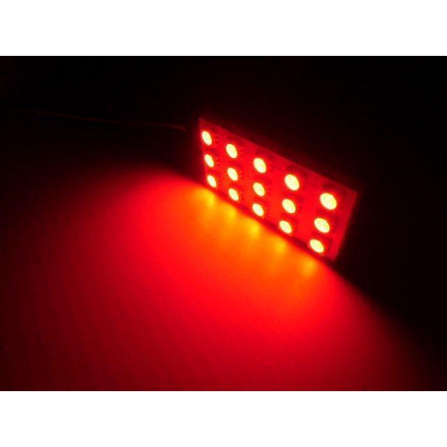 デコトラ　アンドン　12v 軽トラ 12v 軽トラ マーカー 15SMD LED 赤 レッド 電球 交換用 角