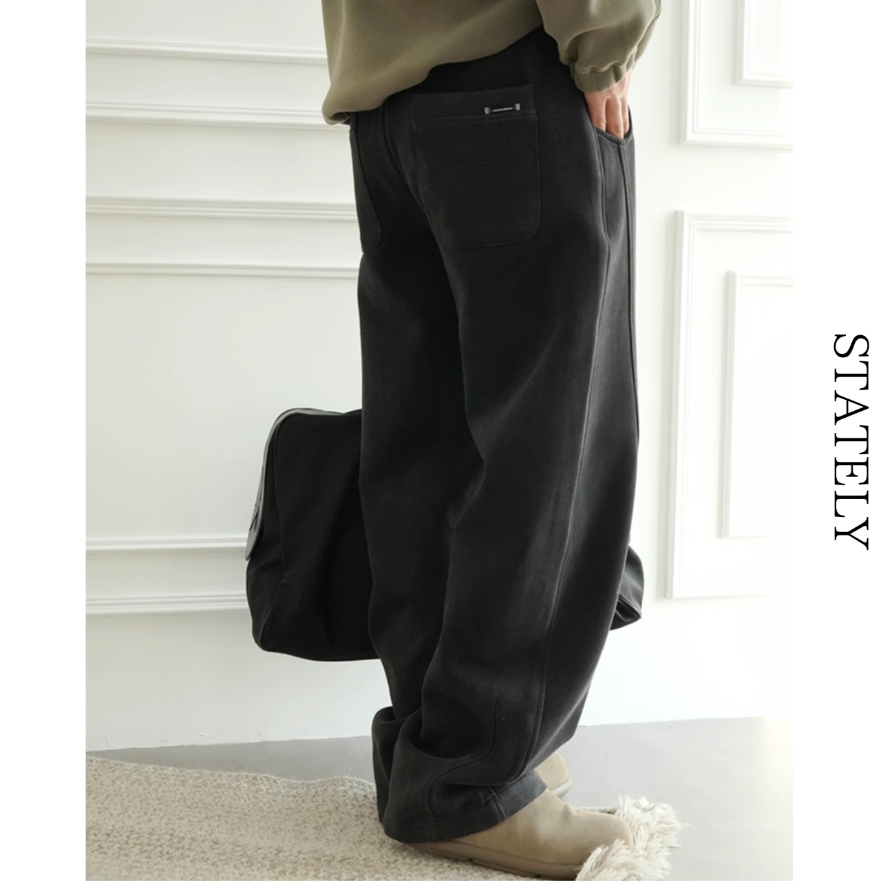 Wide Thermal Sweat Pants/2color_B58・画像10