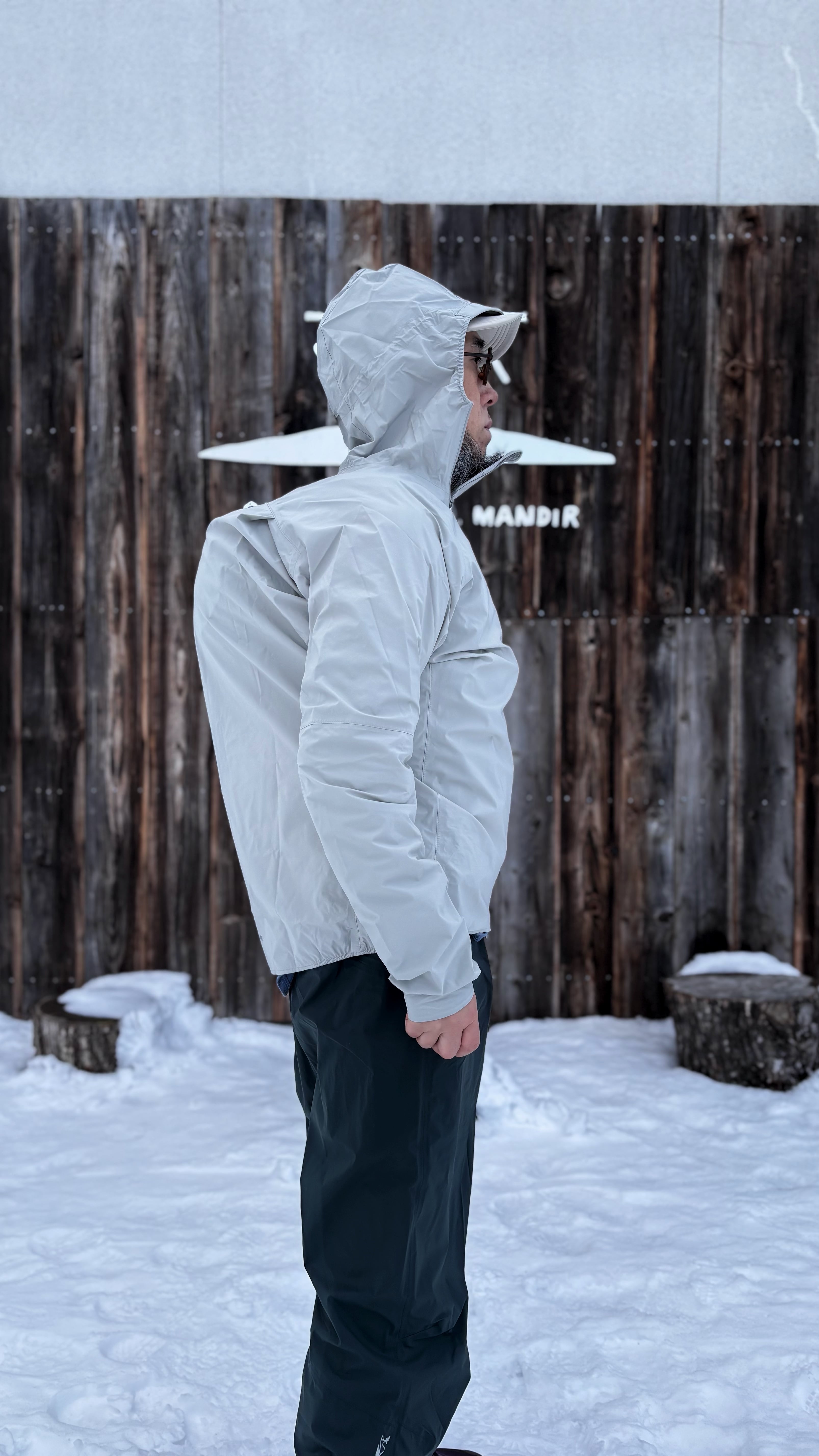 milestone Up-Swing Rain Hoody アイスグレー milestone（マイルストーン） UP-SWING Rain Hoody アイスグレー