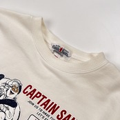 CAPTAIN SANTA キャプテンサンタ BIGプリント スウェット トレーナー サイズ L /ホワイト/ジョイマークデザイン