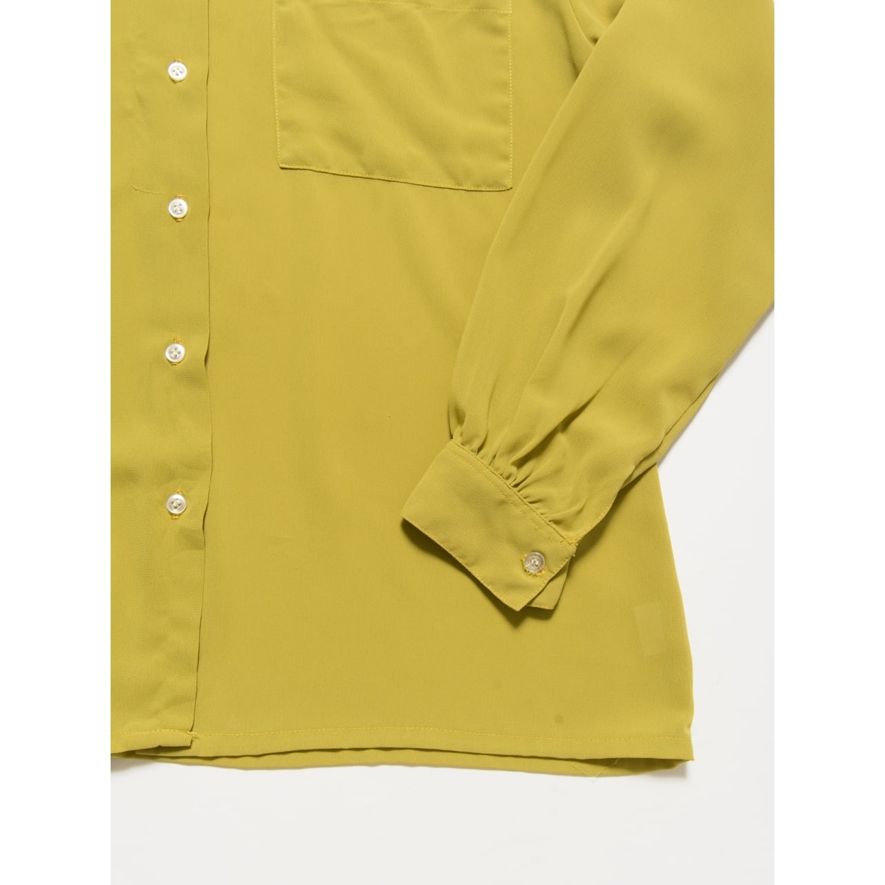 【CAROLL】Made in FRANCE poryester sheer shirt (フランス製 ポリエステル シアーシャツ ) 7a