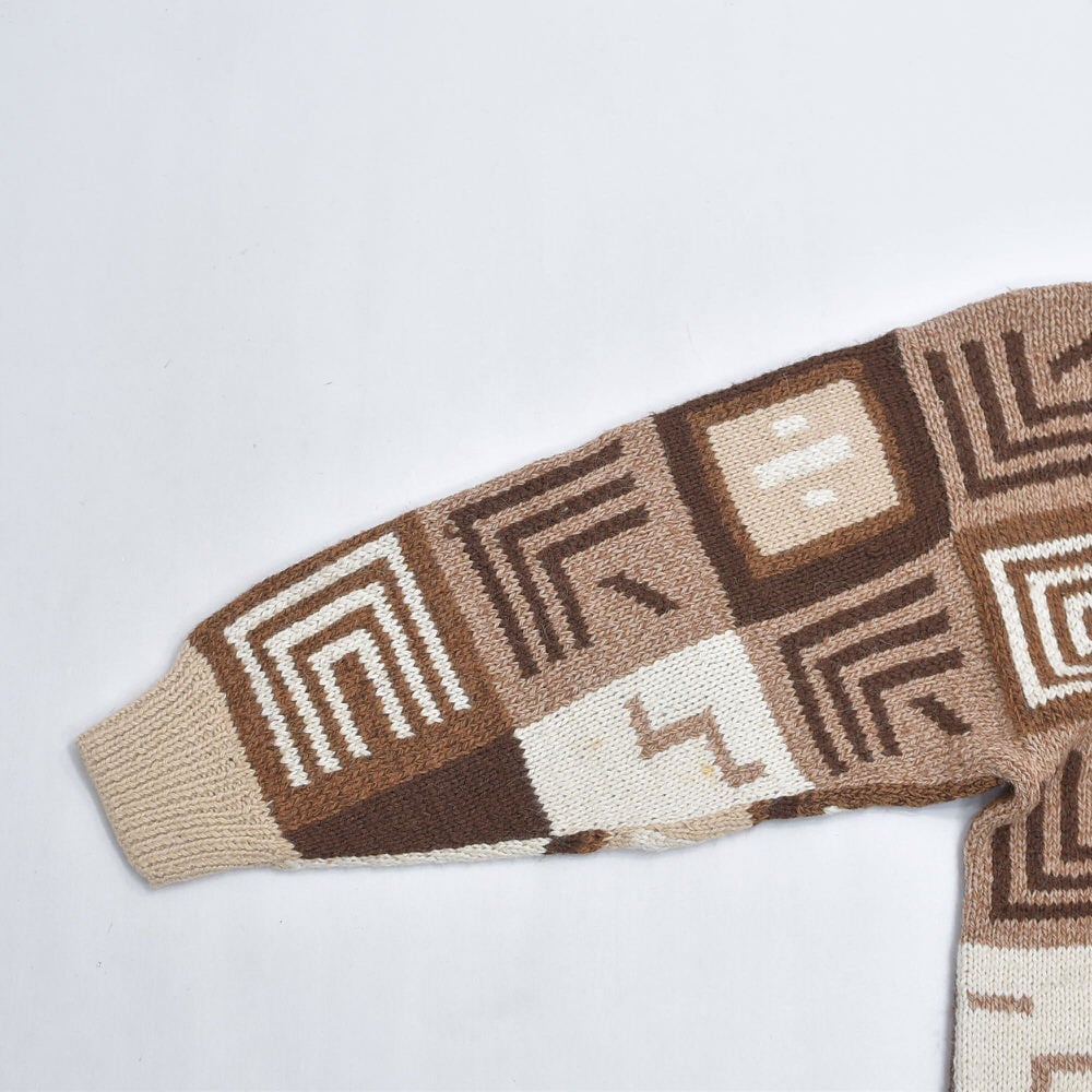 90s～ INCA-TEX インカテックス パッチワーク風デザイン アルパカ