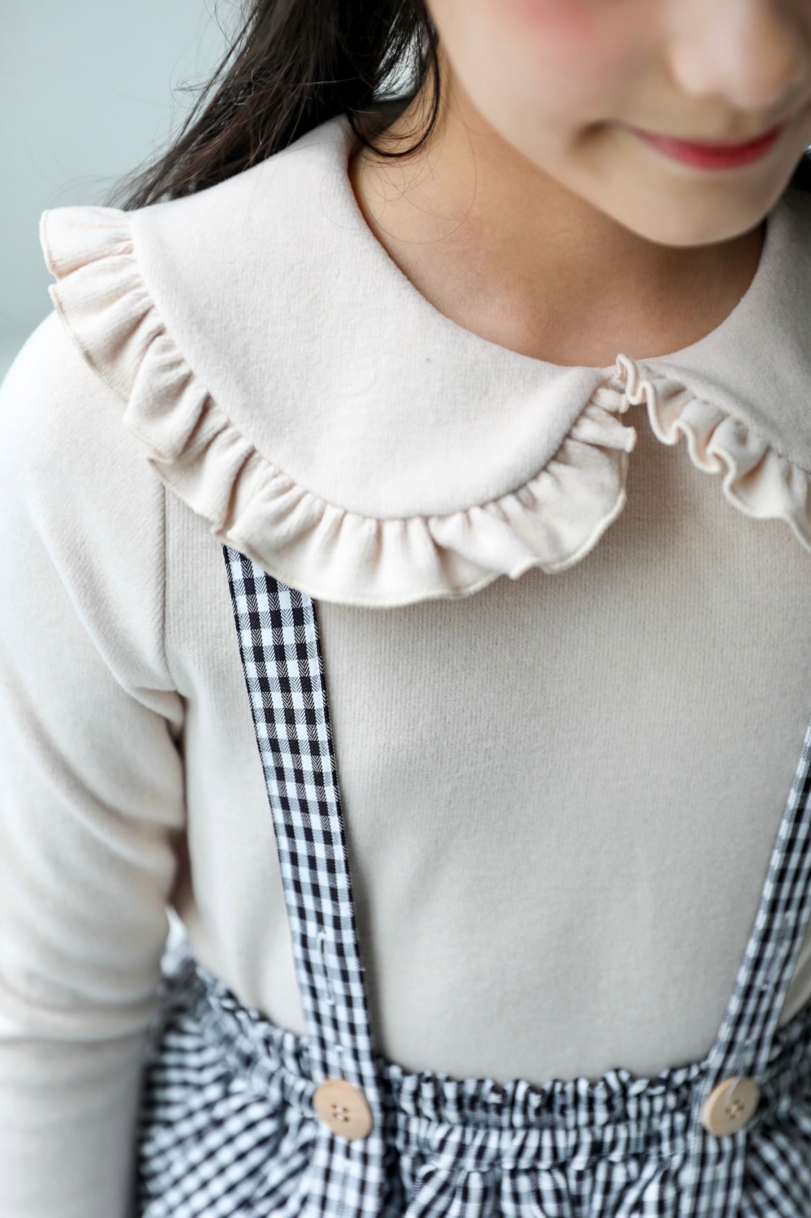 ラウンドビッグカラートップス<Ivory>