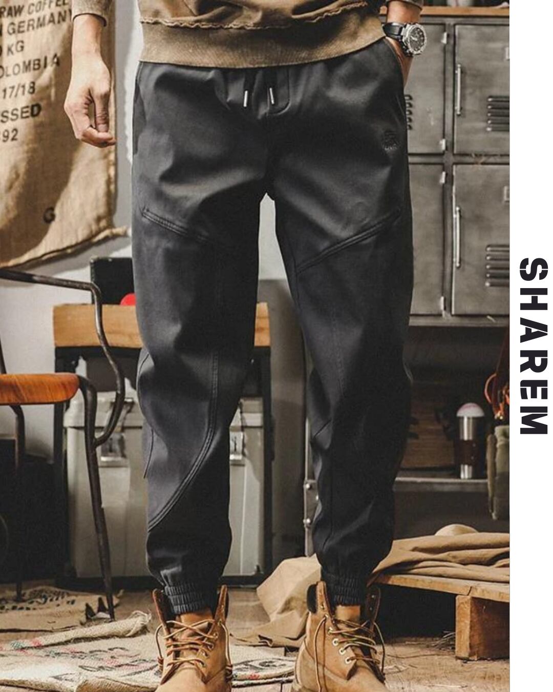 Casual Wide Leg Pants B0246