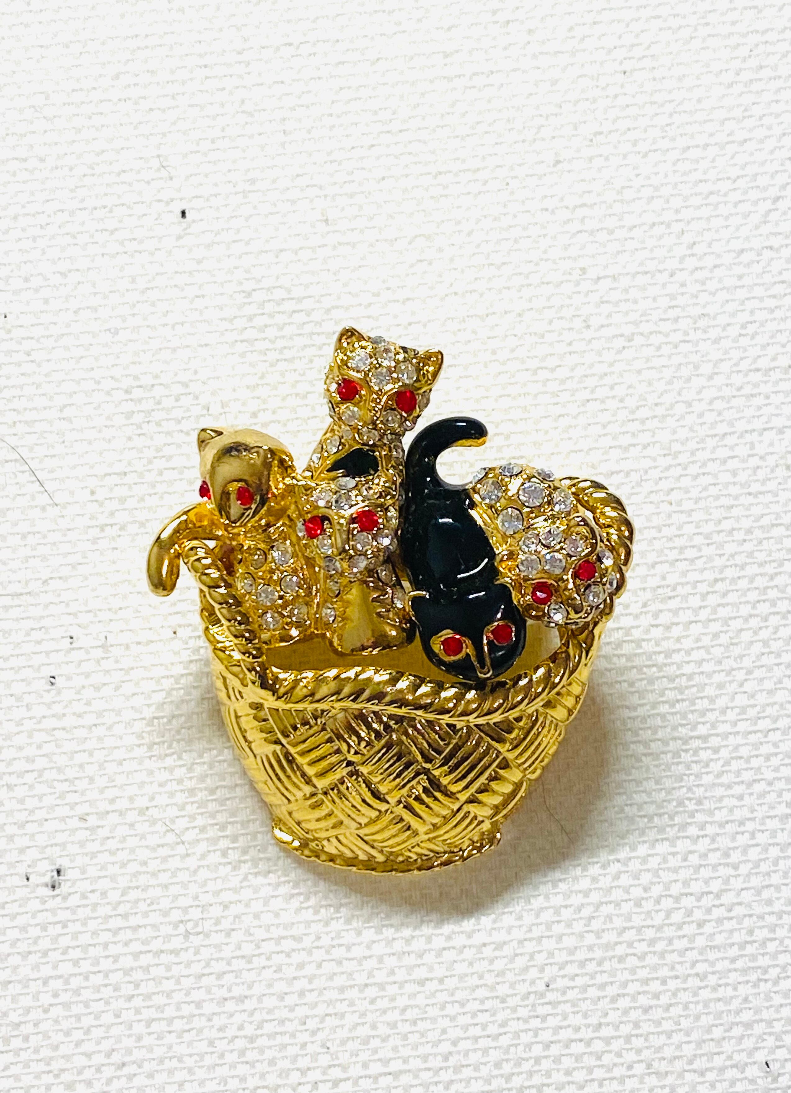 再入荷】Unimel猫さんのキーホルダー レッド【フランス製 猫