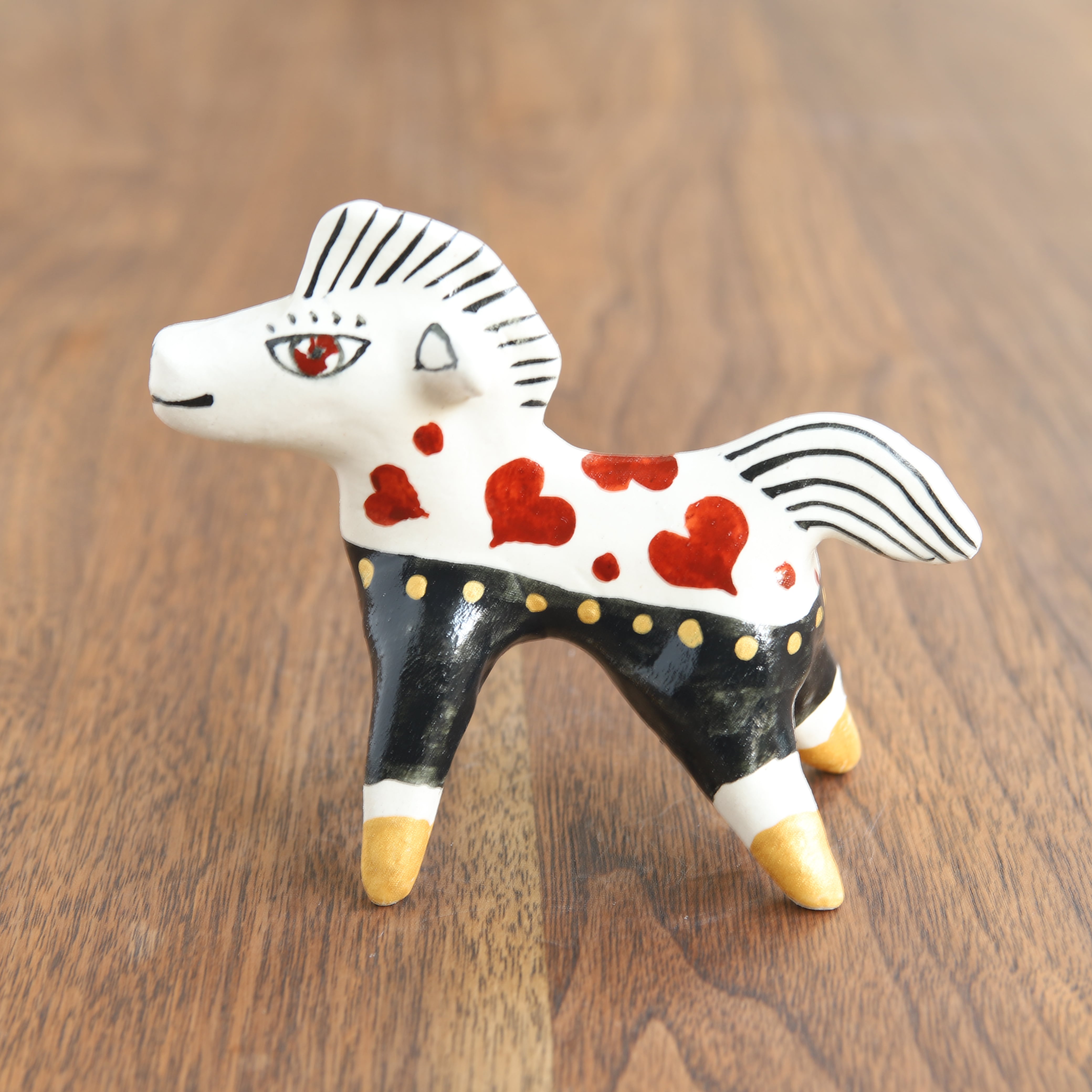 山口祥治 干支フィギュア 午(ウマ)「ウマジャロウ UJ-23」 工房:喜鶴製陶(有田焼)