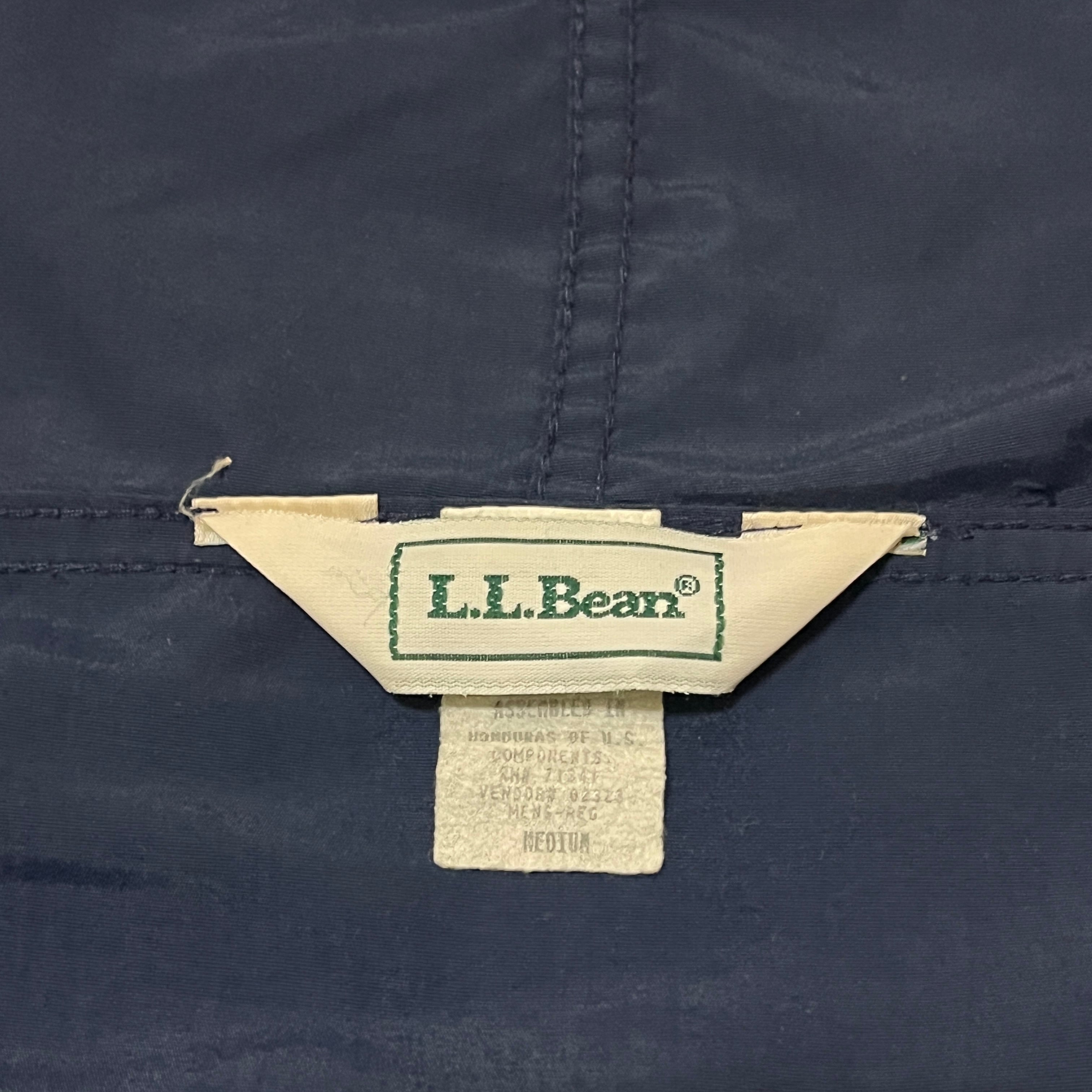90s L.L.Bean チロリアンテープデザイン ナイロン アノラックパーカー