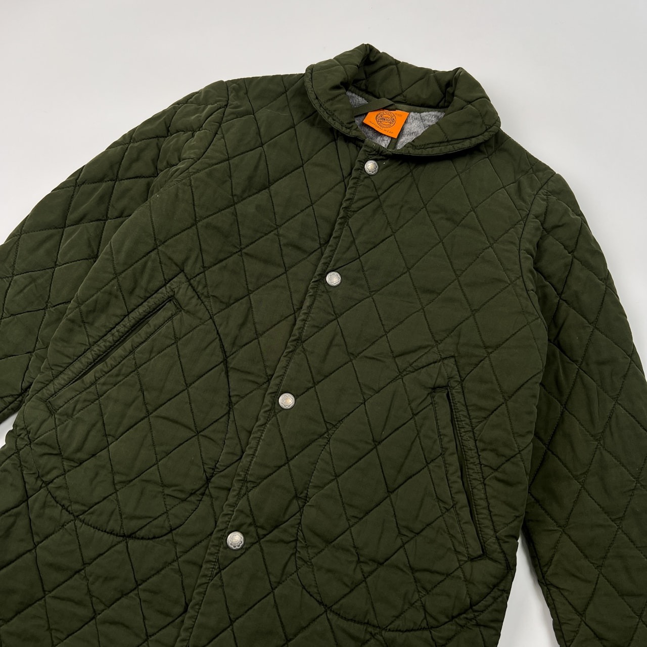 OMNIGOD オムニゴッド キルティング コート サイズ 2 /カーキ系/レディース/ドミンゴ