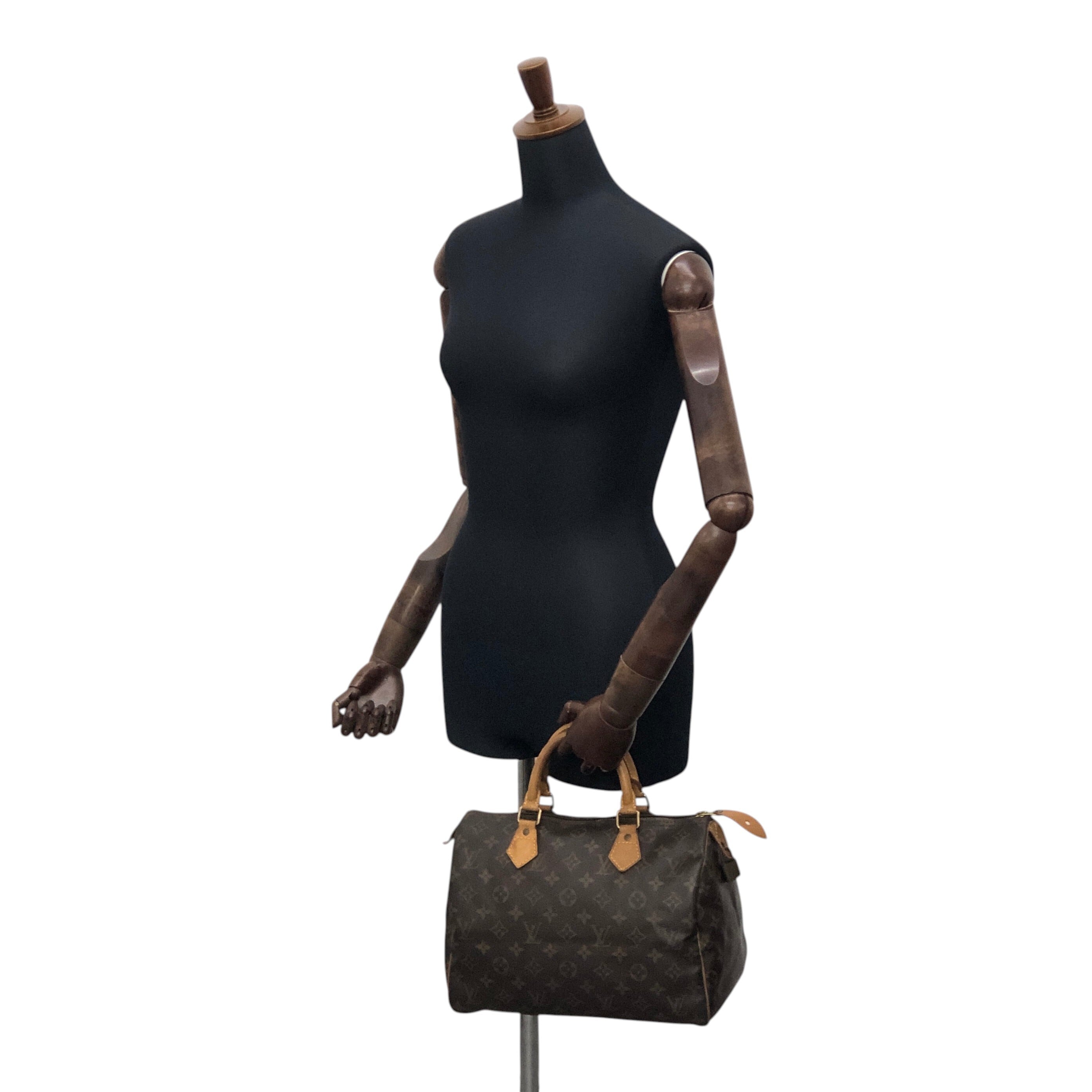 LOUIS VUITTON ルイヴィトン スピーディ30 モノグラム ハンドバッグ