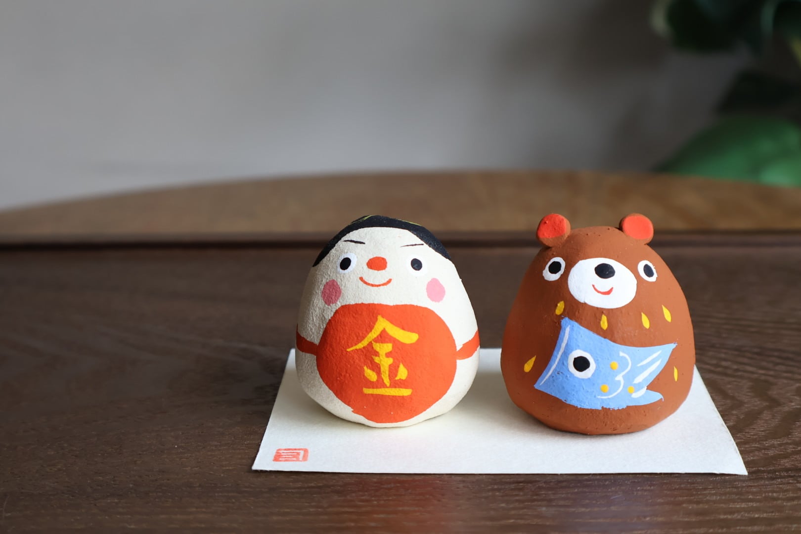 五月人形 張子風 金太郎と熊 | うつわ通販 土岐陶器店 / ONLINE SHOP