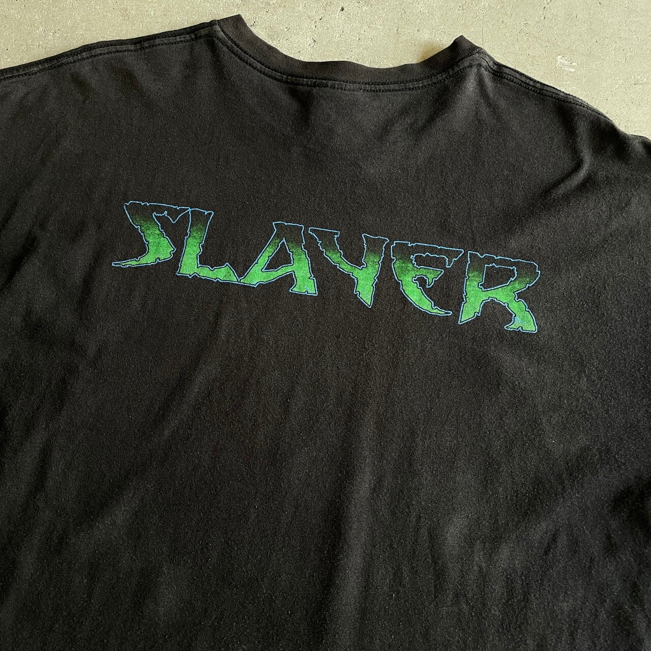 00年代 SLAYER スレイヤー 両面プリント バンドTシャツ メンズXL 
