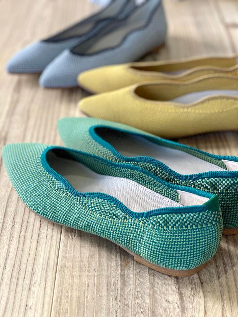 リサイクルペットボトルから生まれたニットパンプス （21.5cm〜25cm