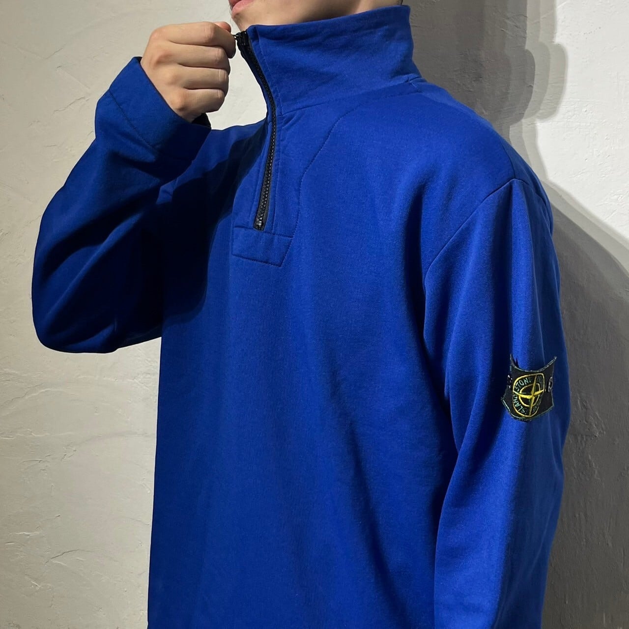 90s STONE ISLAND Half-zip Jersey Top ITALY製 | VOLAR 90s STONE ISLAND Half-zip Jersey Top ITALY製 | VOLAR
