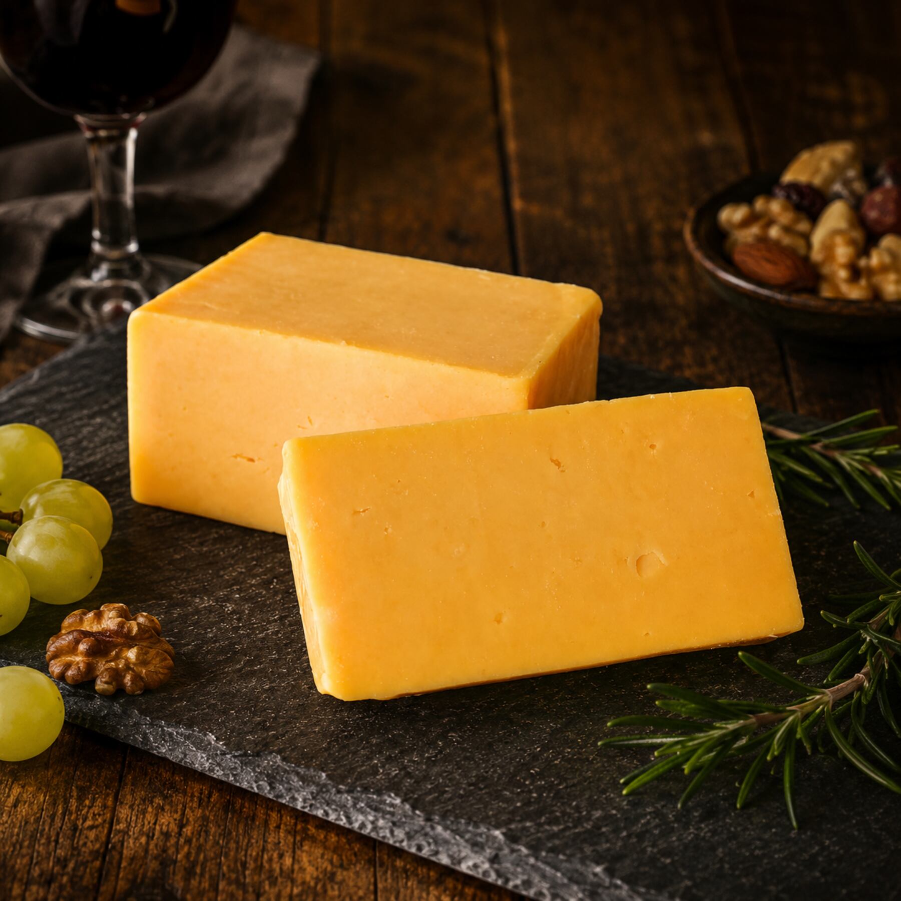 アメリカ産 レッドチェダー 250g セミハード|深みのあるコクと芳醇な香り|赤ワイン・ビールと好相性のクラフト感ある味わい|Aged Red Cheddar Cheese from USA【Nature Kiosk】