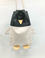 ペンギン　給食袋　巾着袋　｜とりさん工房ーかわいいハンドメイドポーチ