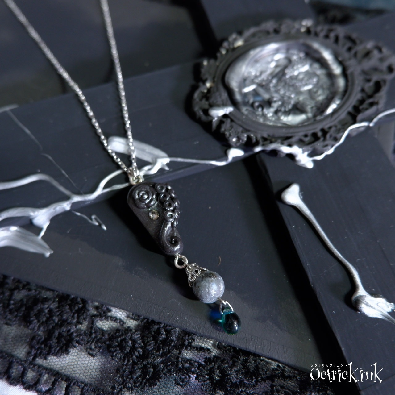 KRAKEN 闇の底 魔除けネックレスC｜KRAKEN From the Depths of Darkness - Amulet Necklace