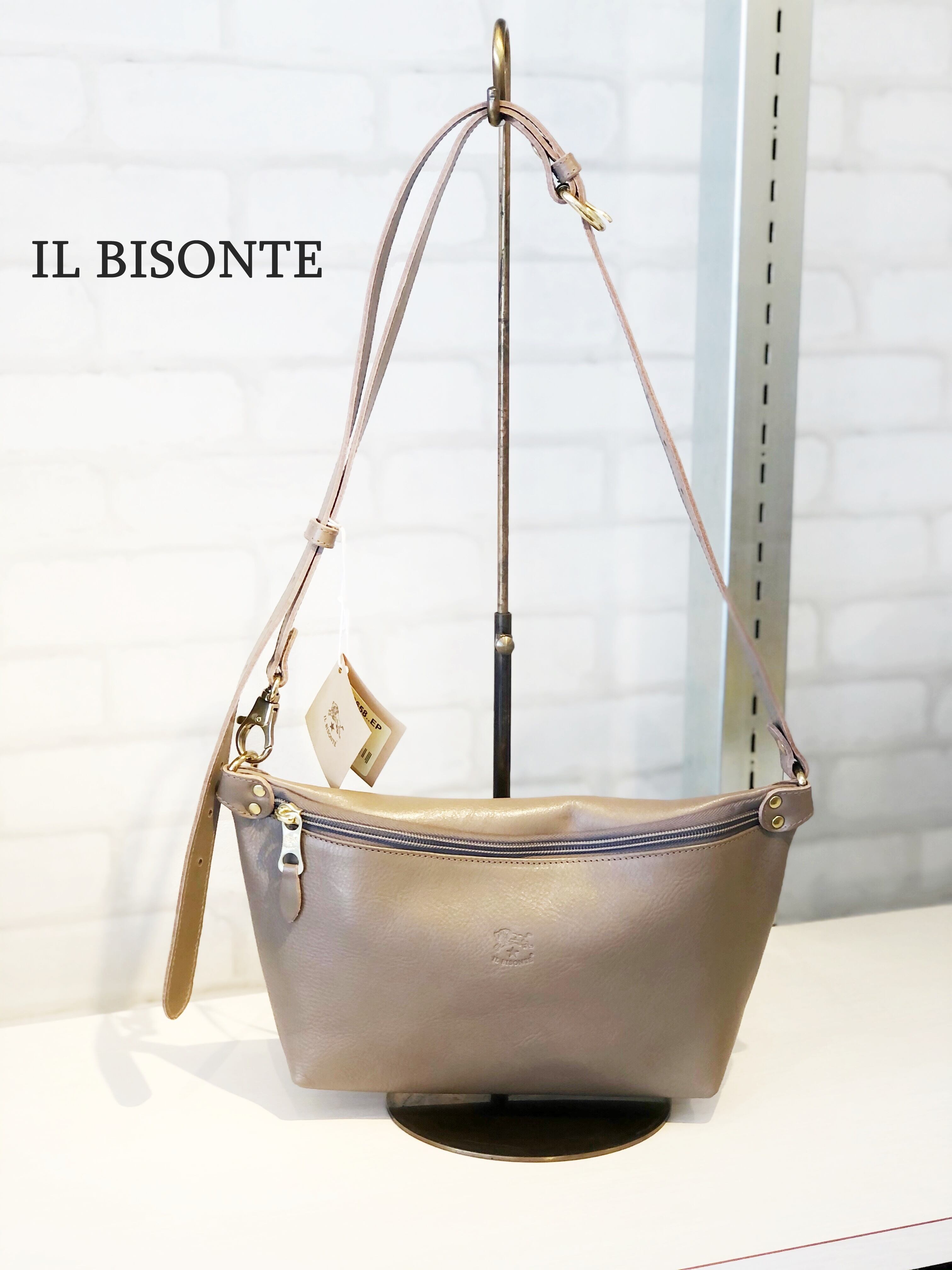 IL BISONTE(イルビゾンテ)/ショルダーバッグ/00116(グレー)