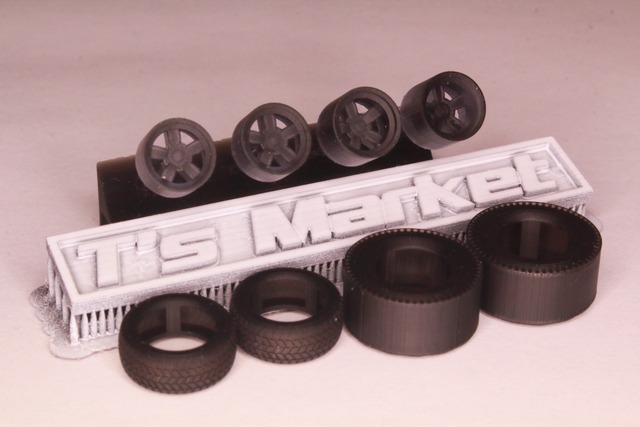 7mm Rotiform IGS･LHR タイプ ”N0KIDN” MAZDA MX-5 セット 3Dプリント ホイール 1/64 未塗装