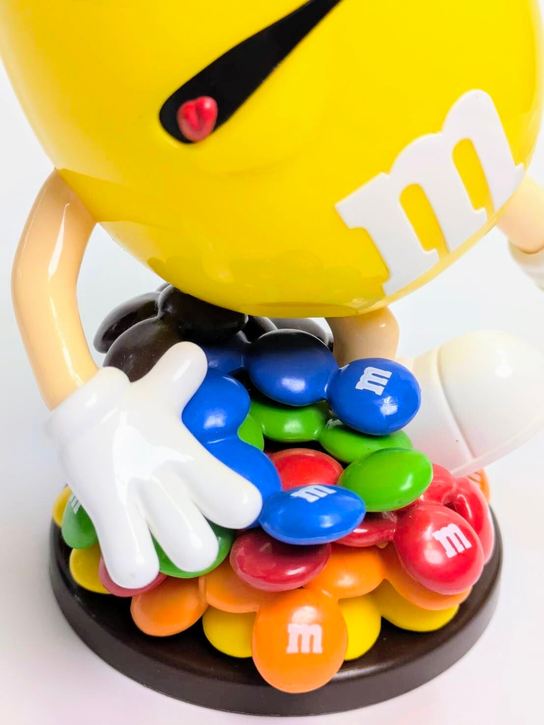☆ VINTAGE JUNK ☆【 m&m's  ( エムアンドエムズ ) 】★VINTAGE JUNK★ ディスペンサー コレクション  / イエロー 〚アメリカン雑貨 アメトイ〛
