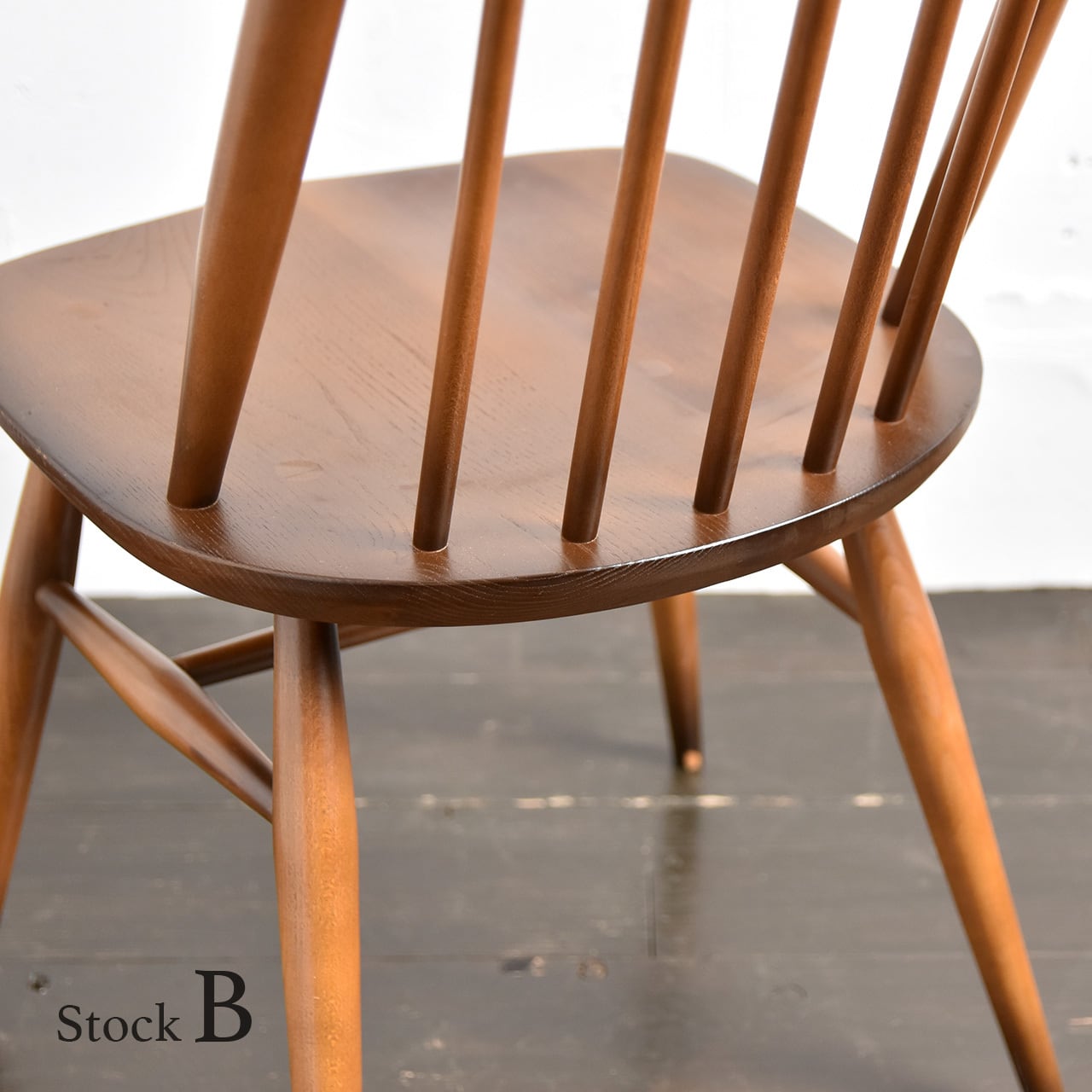 Ercol Quaker Chair (BR)【B】 / アーコール クエーカー チェア / 2206BNS-001B | BANSE - 大阪箕面市アンティーク・ヴィンテージ家具・雑貨・食器・オブジェ・フラワーベースの専門店