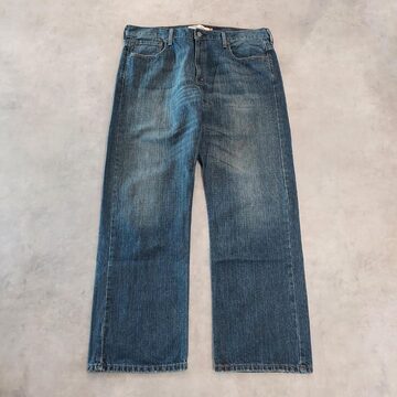 リーバイス527 Levis W34 フレア ブーツ 青 古着 ヒゲ 22192 