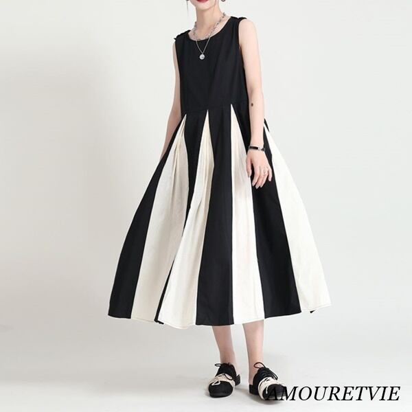 ワンピース ロング モノトーン モダン スタイリッシュ ドレス モード 87 Amouretvie 韓国系 モード系 個性的ファッションの通販サイト