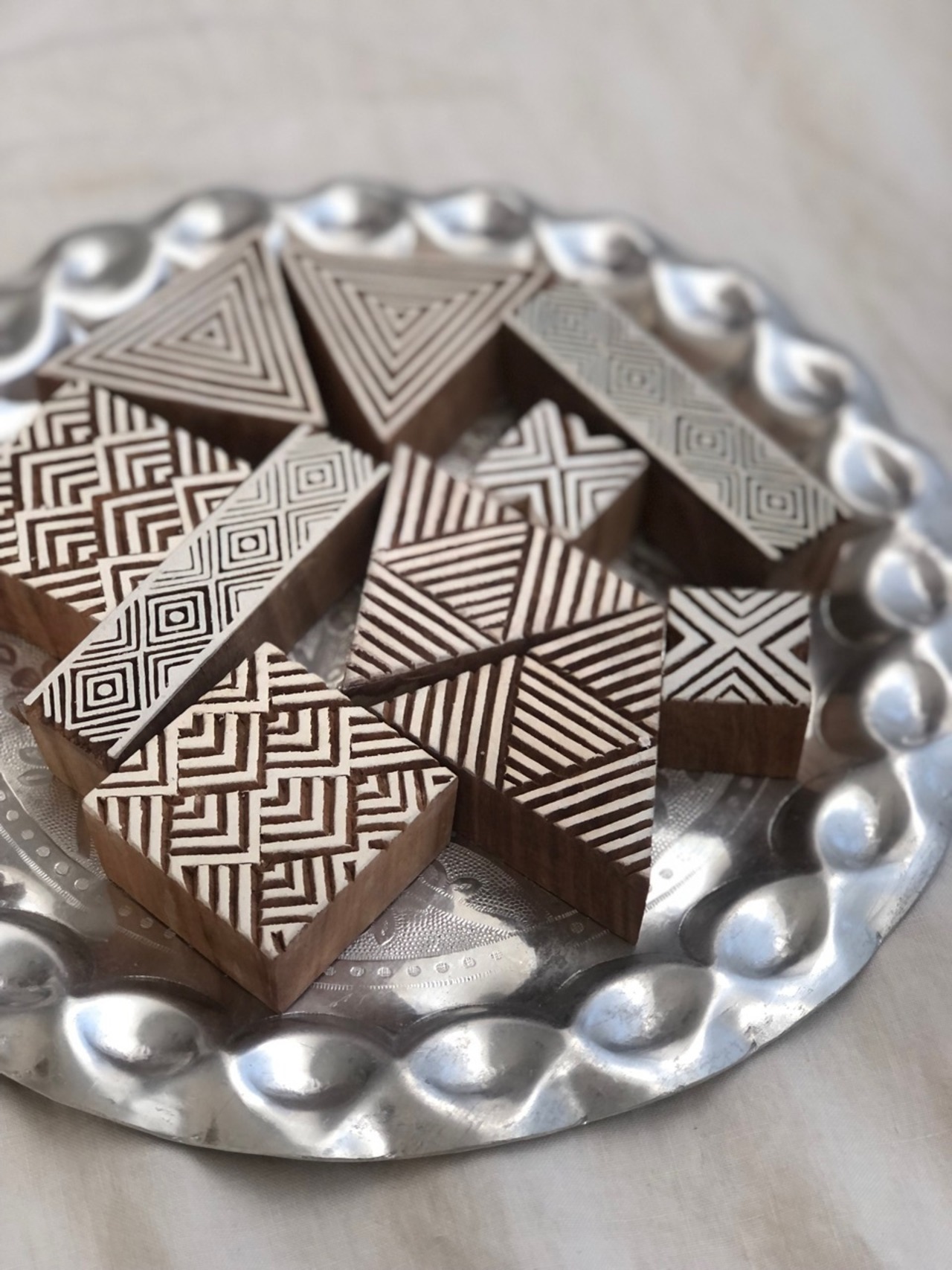 156ウッドブロックスタンプ | 三角B